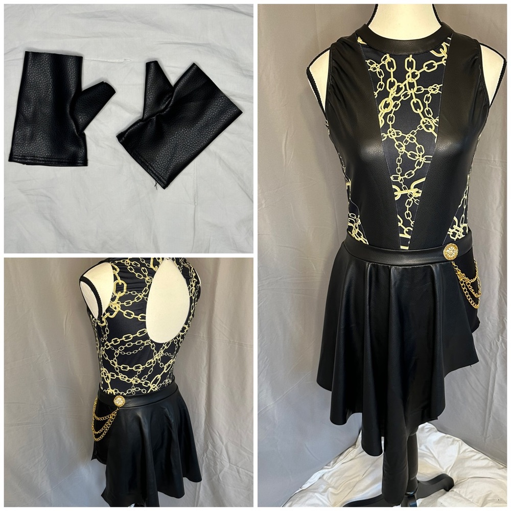 Black and Gold Jazz Costume